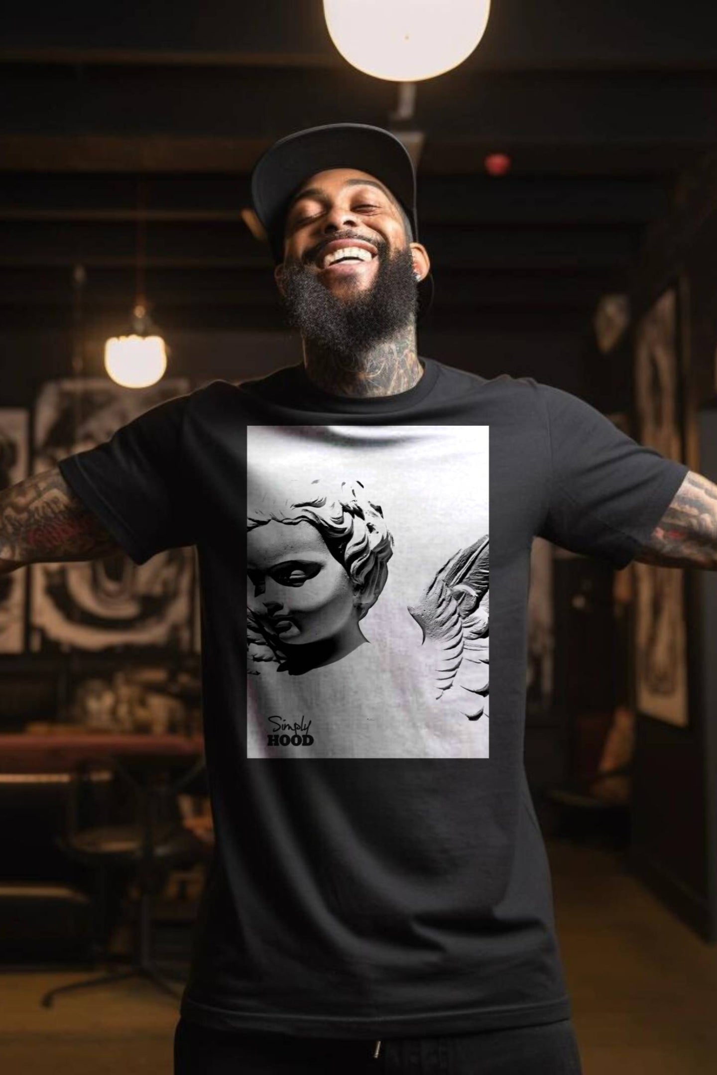 And Highly Favored Tee Black