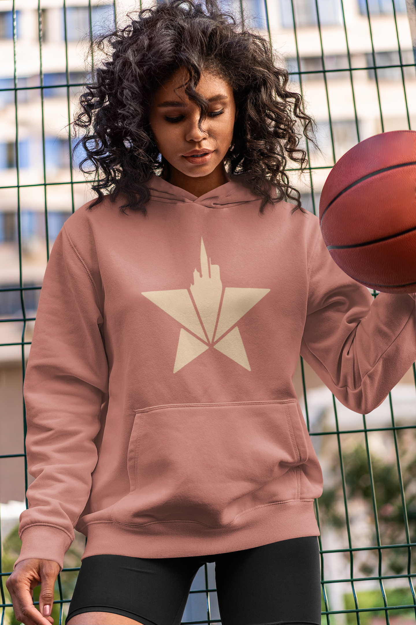 CitiStar Dusty Rose Hoodie Sand