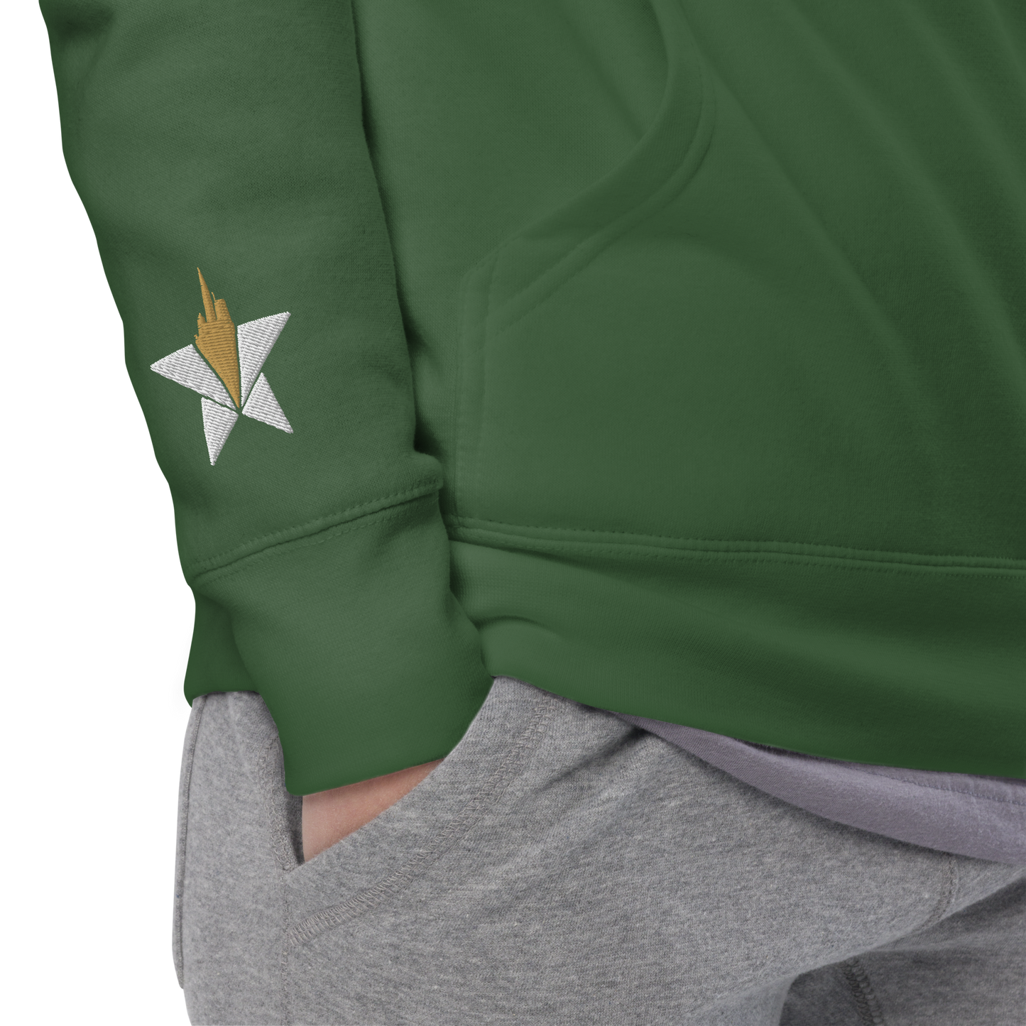 Simply Hood Logo Boston Basketball Type Hoodie