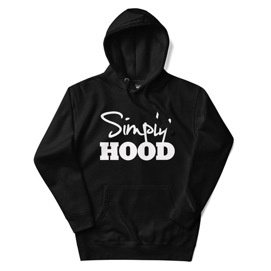 Simply Hood Logo Hoodie Black/Wht