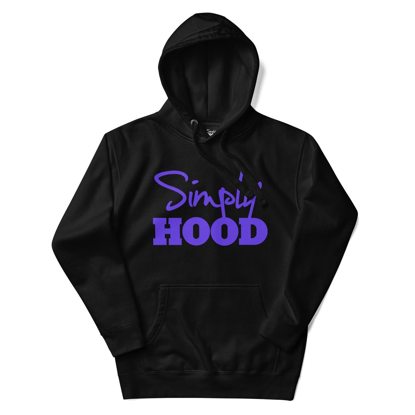 Simply Hood Logo Hoodie Black/Pur