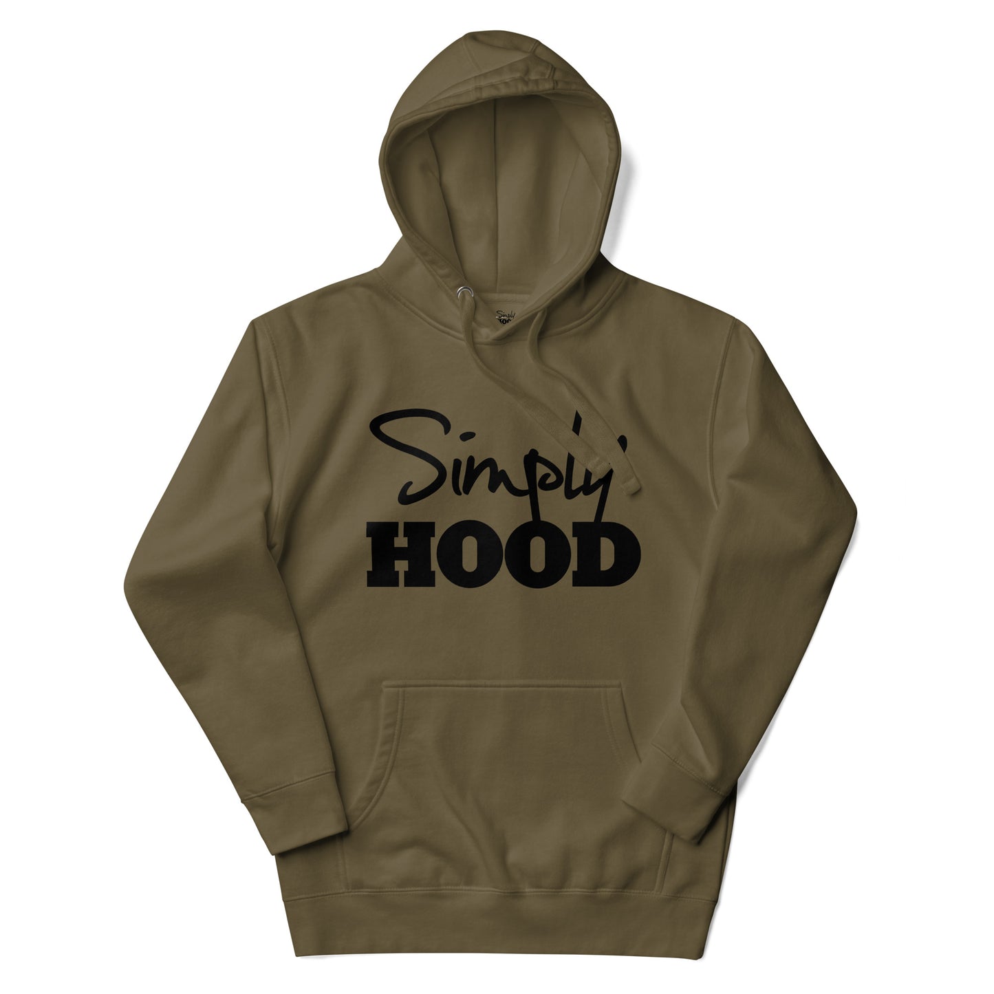 Simply Hood Logo Hoodie Army Green/Blk