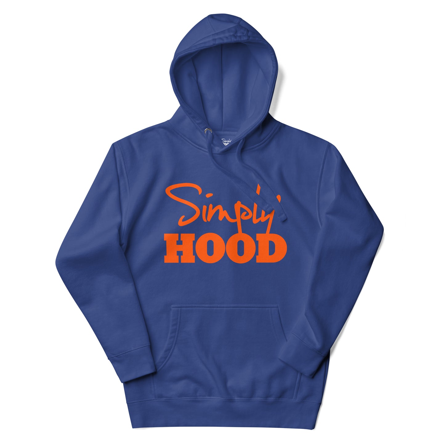 Simply Hood Logo Hoodie Royal Blue/Org