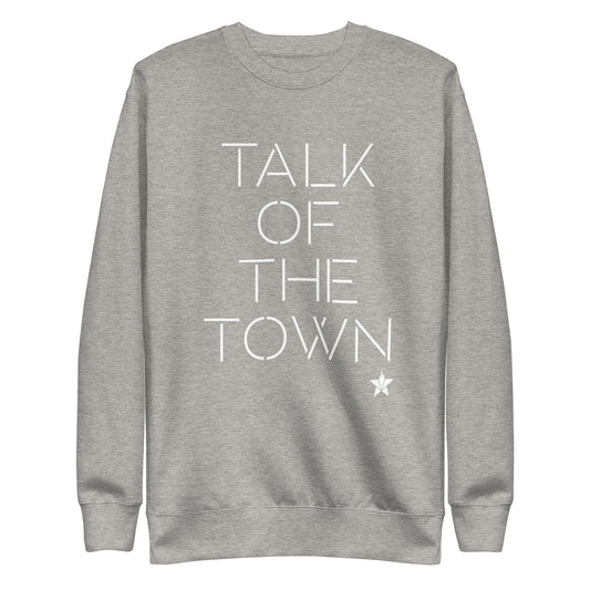 Talk Of The Town Sweatshirt Gray/Wht