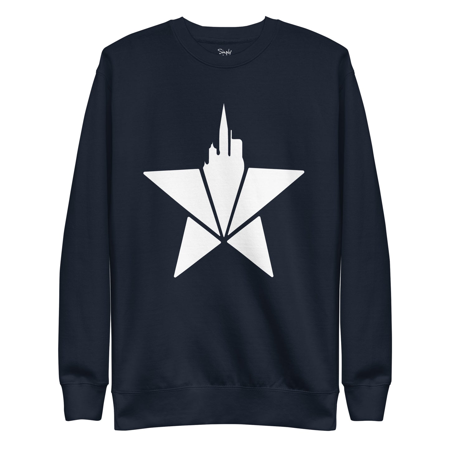 CitiStar Navy Sweatshirt Wht