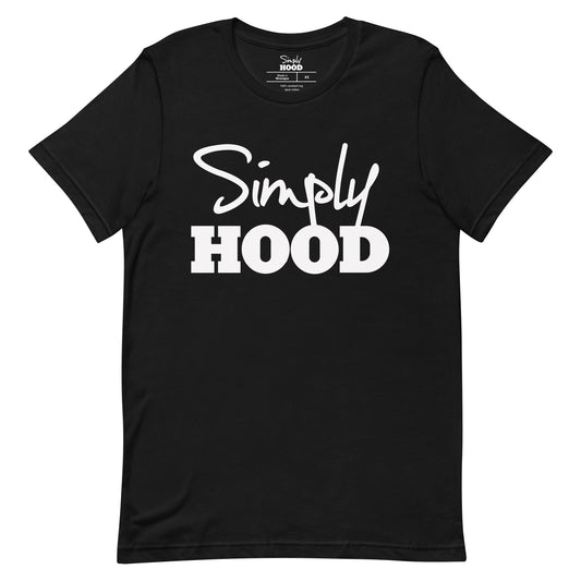 Simply Hood Logo Tee Black