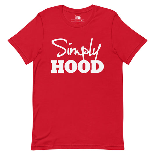 Simply Hood Logo Tee Red