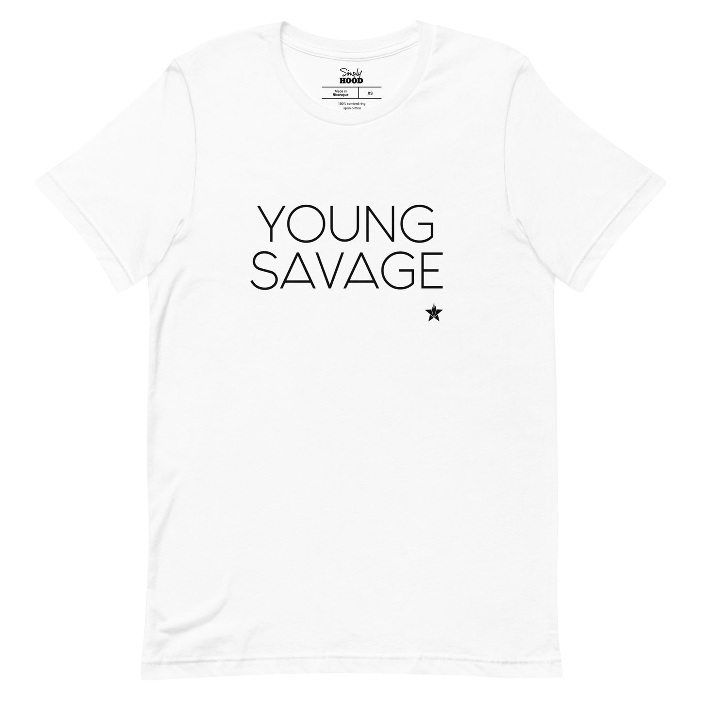 Young Savage Tee White/Blk