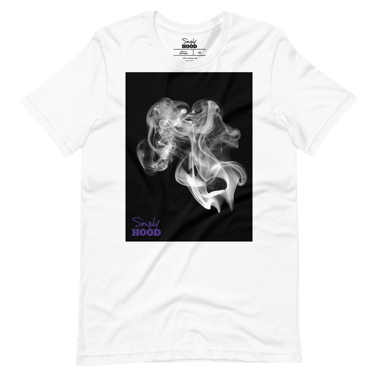 Free Smoke White Tee Purple Logo